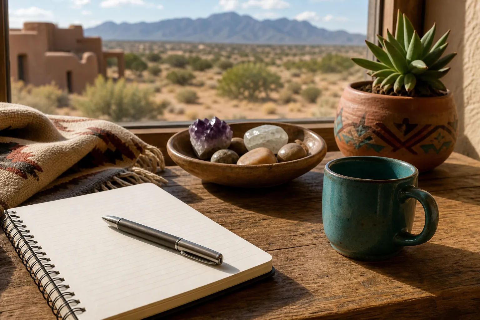 Editorial illustration of Identify Triggers, Patterns, and Immediate Needs in New Mexico