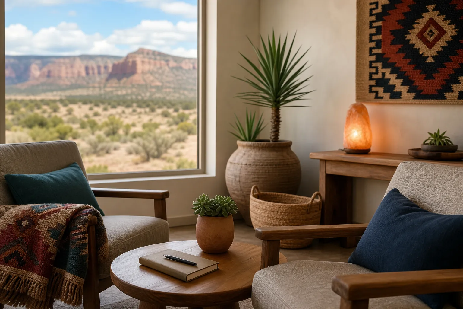 Editorial illustration of Ask What the Next Level of Care Involves in New Mexico