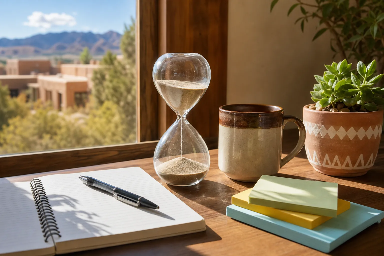 Editorial illustration of Clarify Timing, Scheduling, and Admission Steps in New Mexico