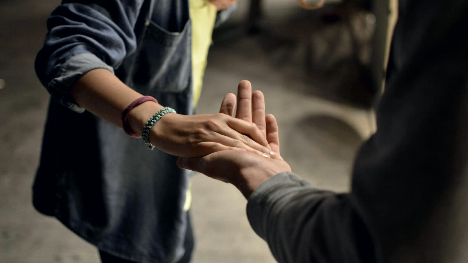 Adults sharing a moment of community and belonging