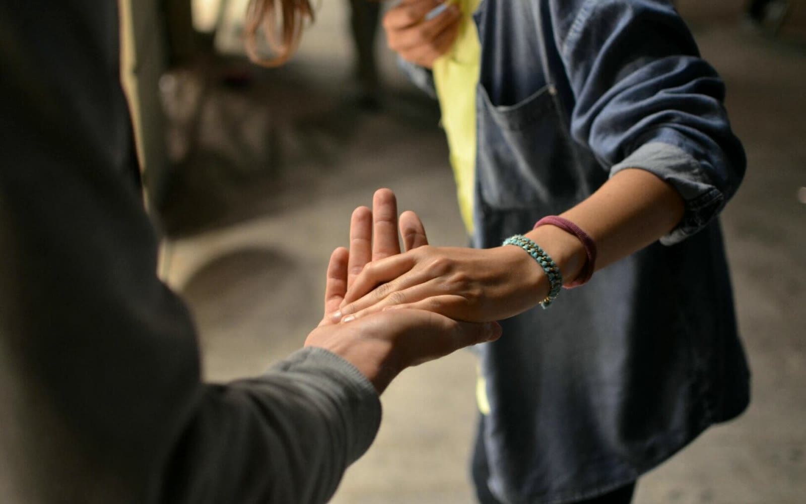 Adults taking part in a supportive outpatient group