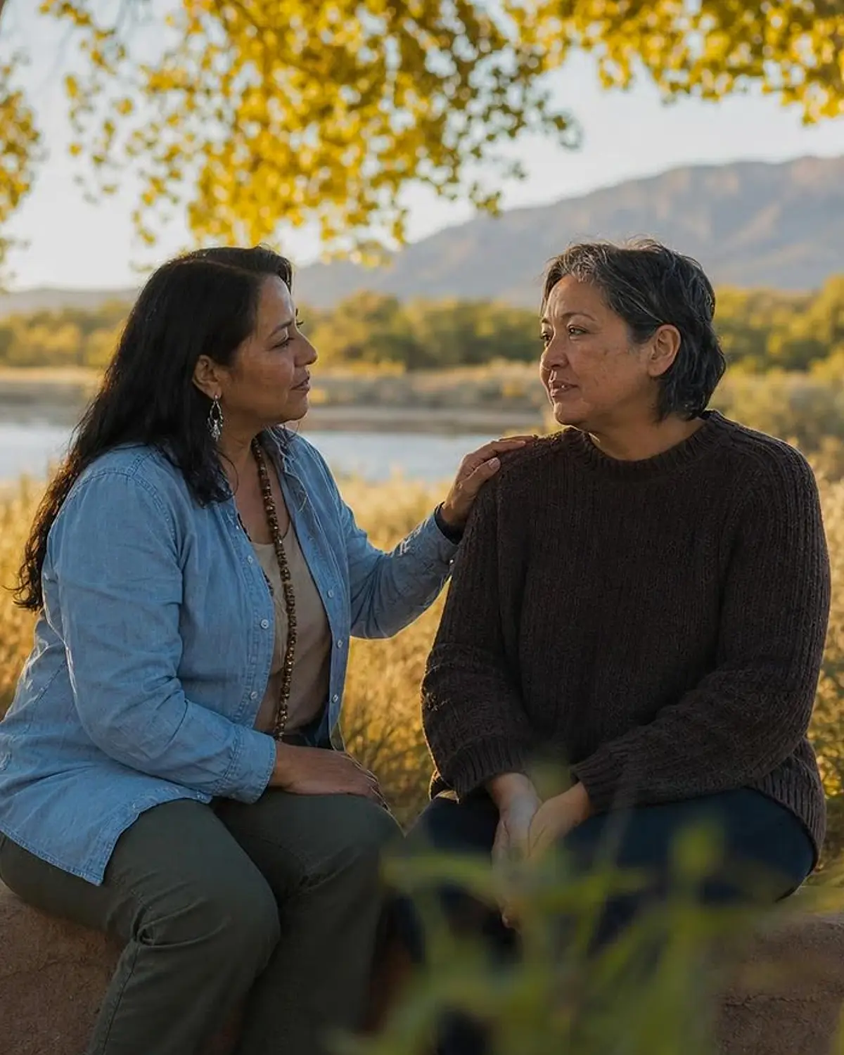 Supportive recovery talk representing addiction and mental health support questions from Chaparral, NM before travel to Albuquerque