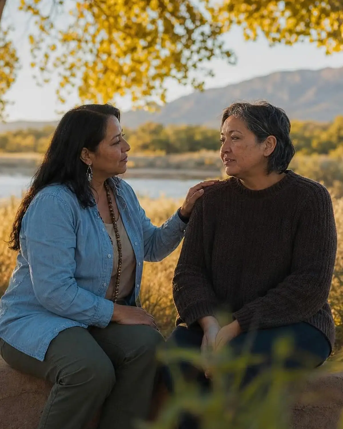 Supportive recovery talk representing addiction and mental health support questions from Jal, NM before travel to Albuquerque