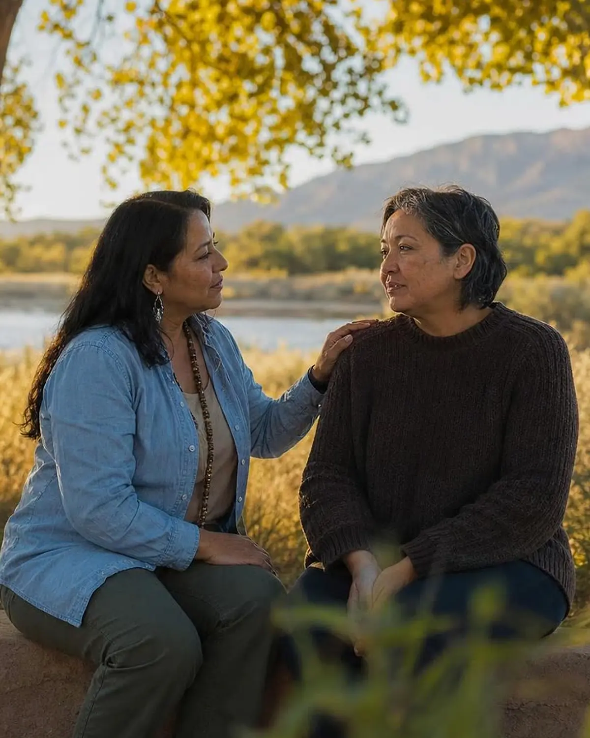 Supportive recovery talk representing addiction and mental health support questions from Tularosa, NM before travel to Albuquerque