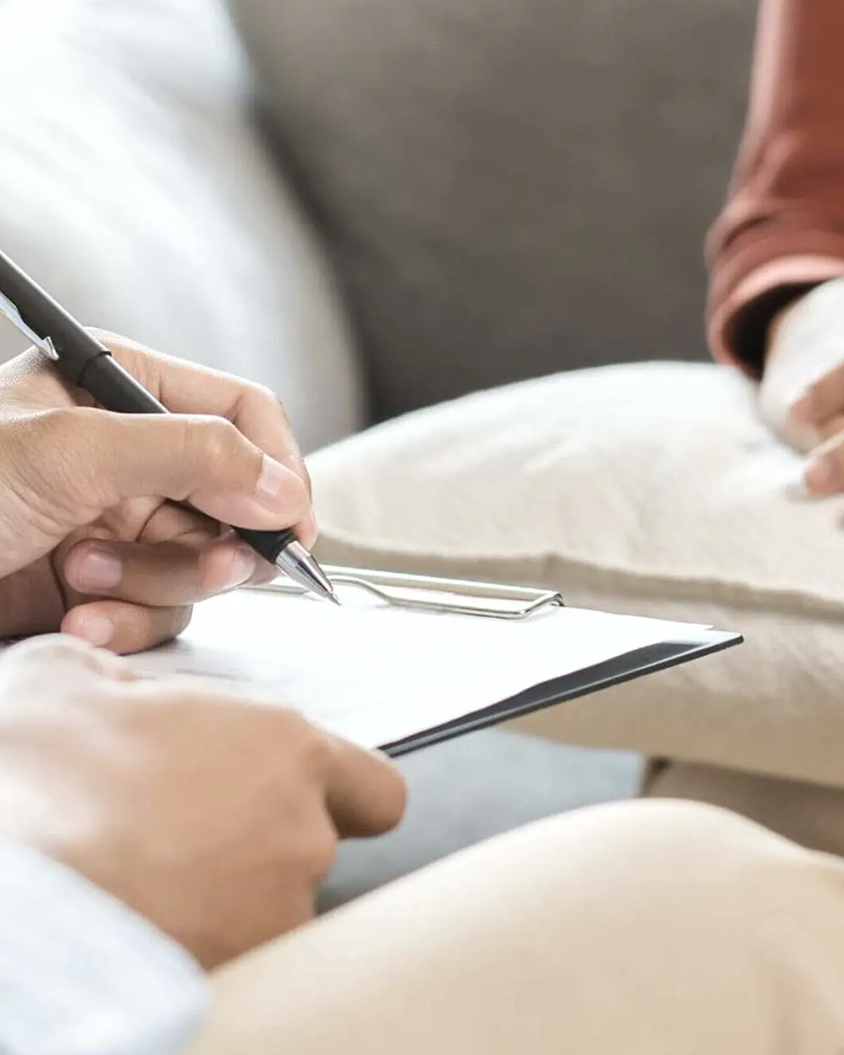 Supportive recovery scene illustrating aftercare planning