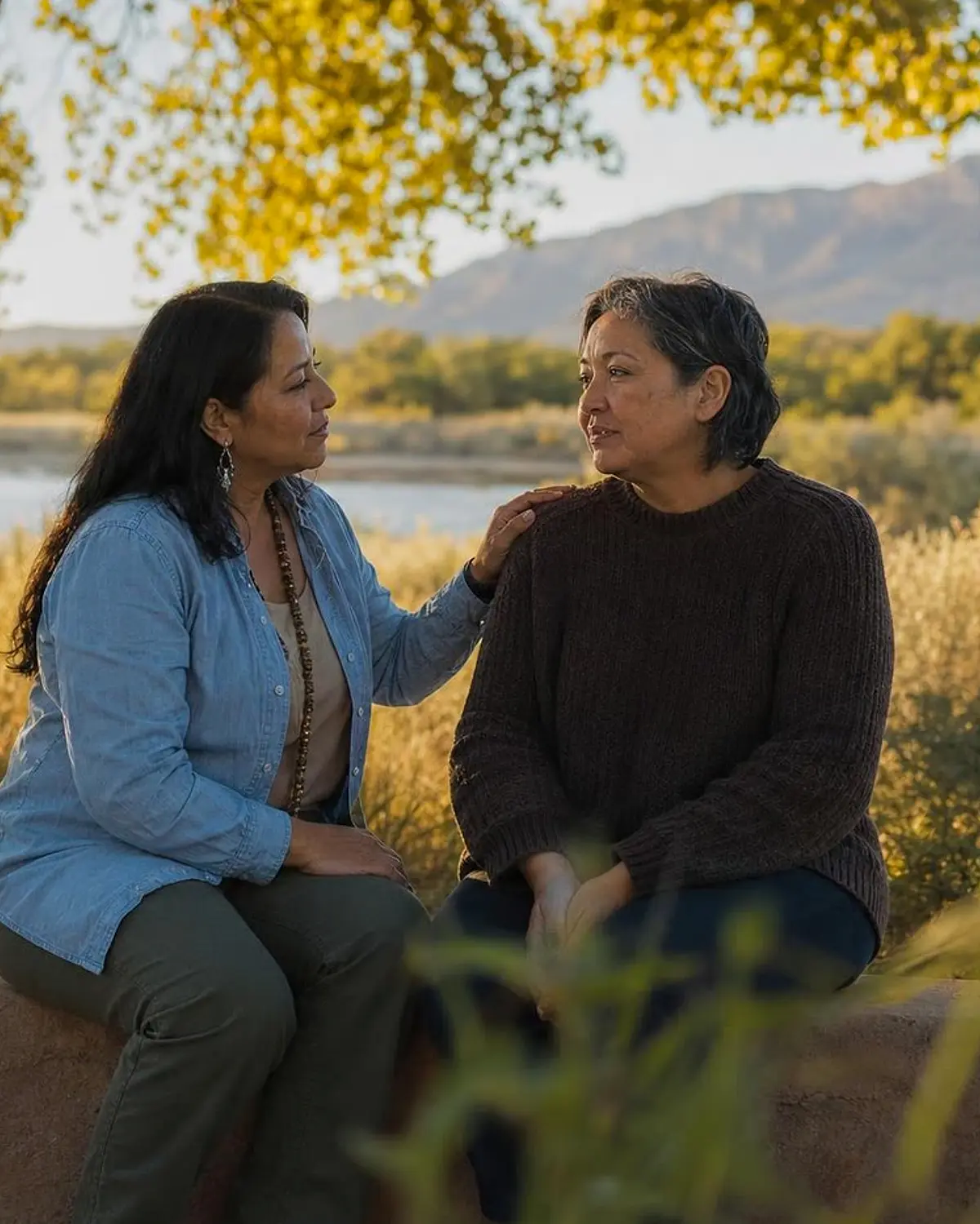 Supportive recovery talk representing alcohol questions from Farmington, NM before travel to Albuquerque