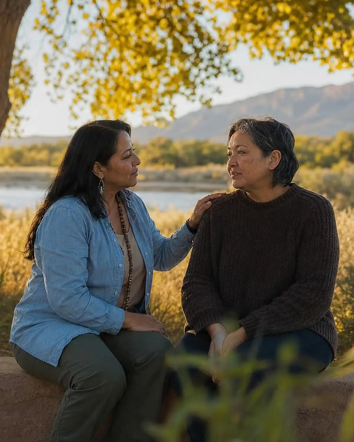 Supportive recovery talk representing alcohol questions from Los Lunas, NM before travel to Albuquerque