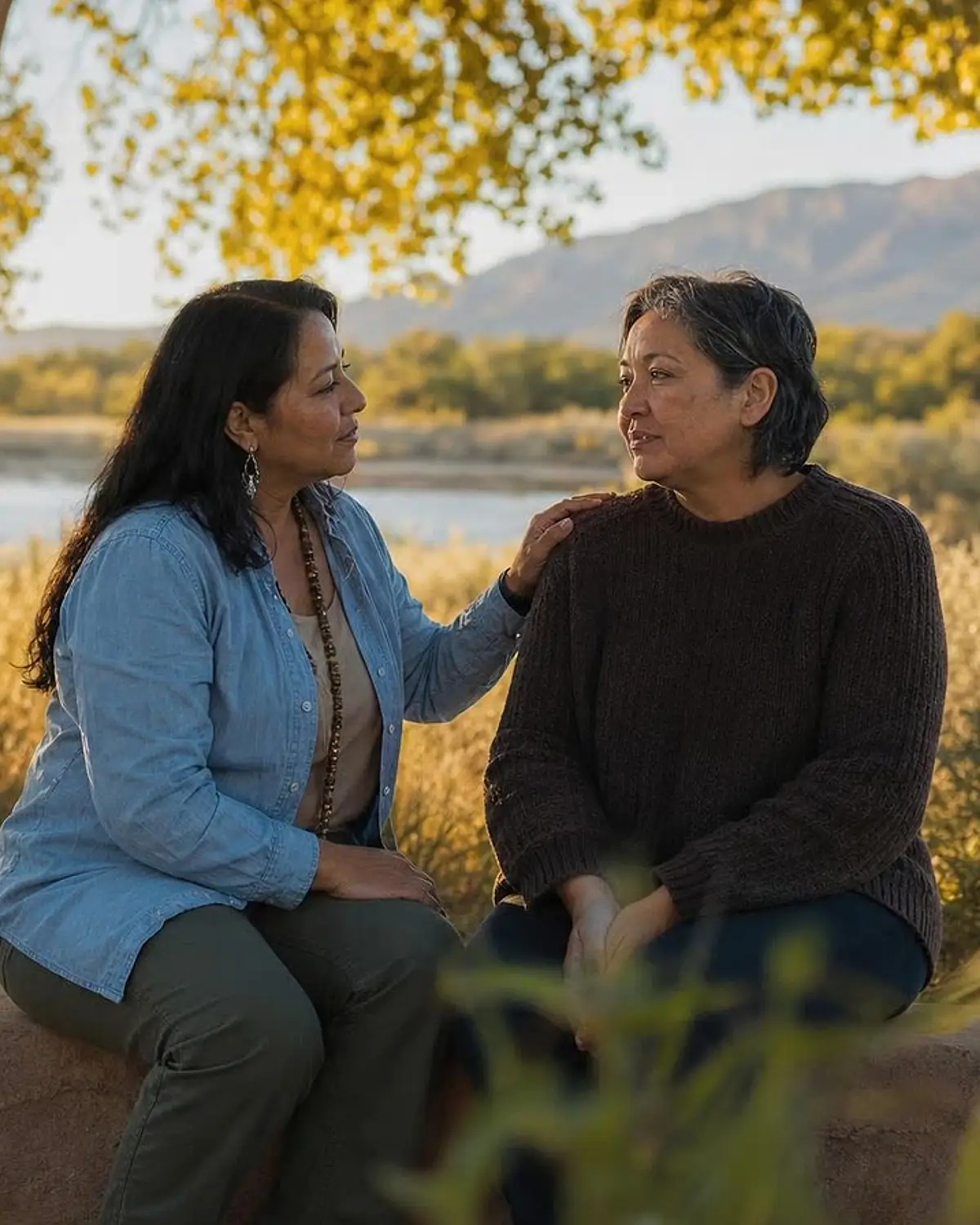 Supportive recovery talk representing alcohol questions from Silver City, NM before travel to Albuquerque