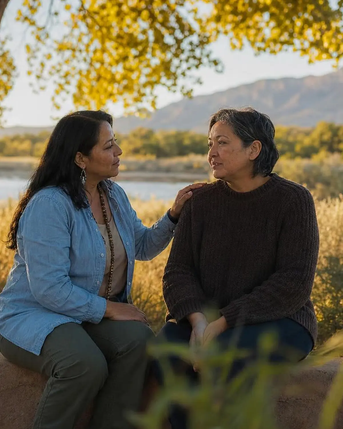 Supportive recovery talk representing alcohol questions from Socorro, NM before travel to Albuquerque