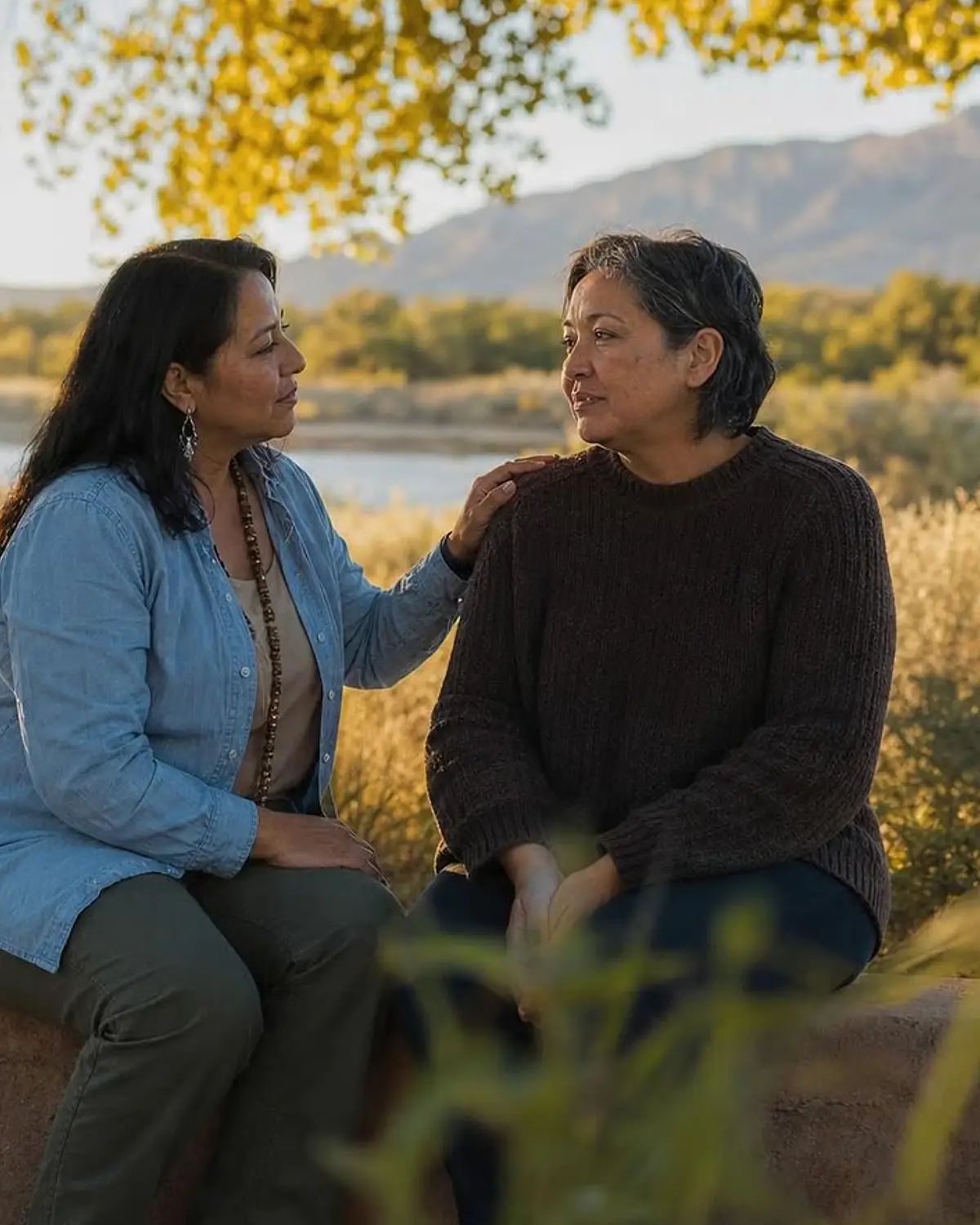 Supportive recovery talk representing alprazolam (xanax) questions from Bosque Farms, NM before travel to Albuquerque