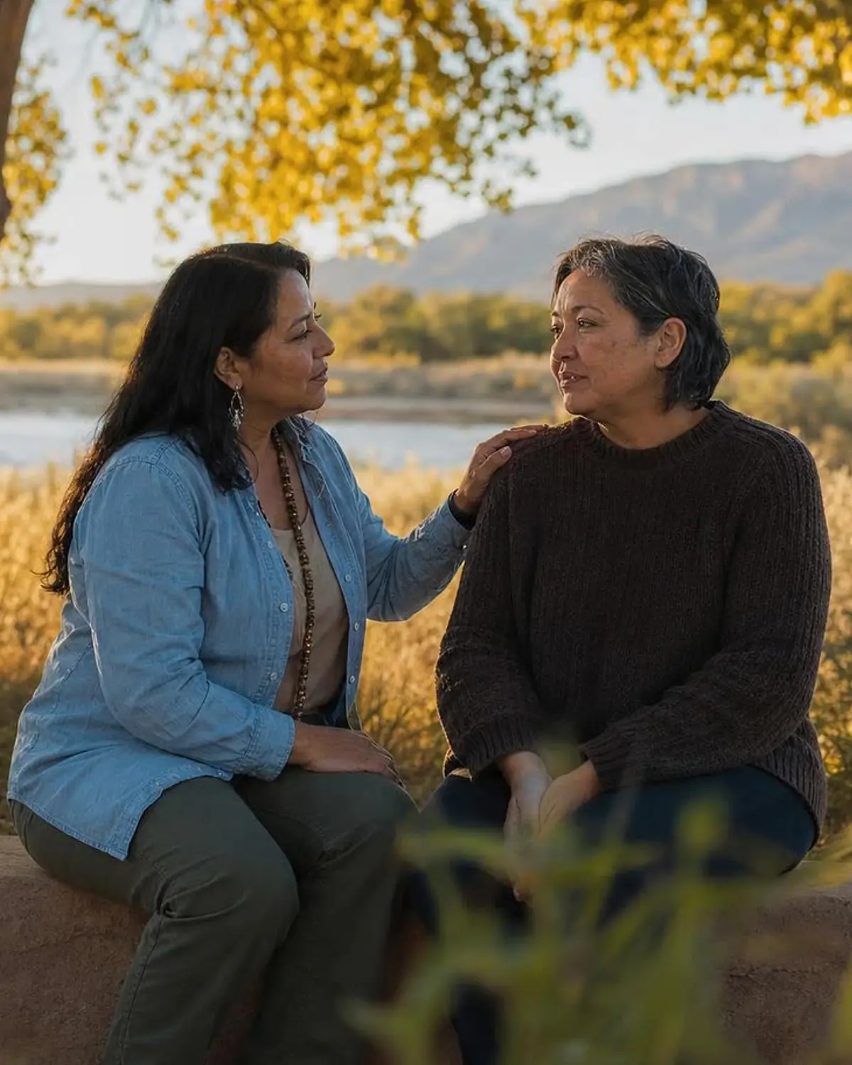 Supportive recovery talk representing amphetamine questions from Edgewood, NM before travel to Albuquerque