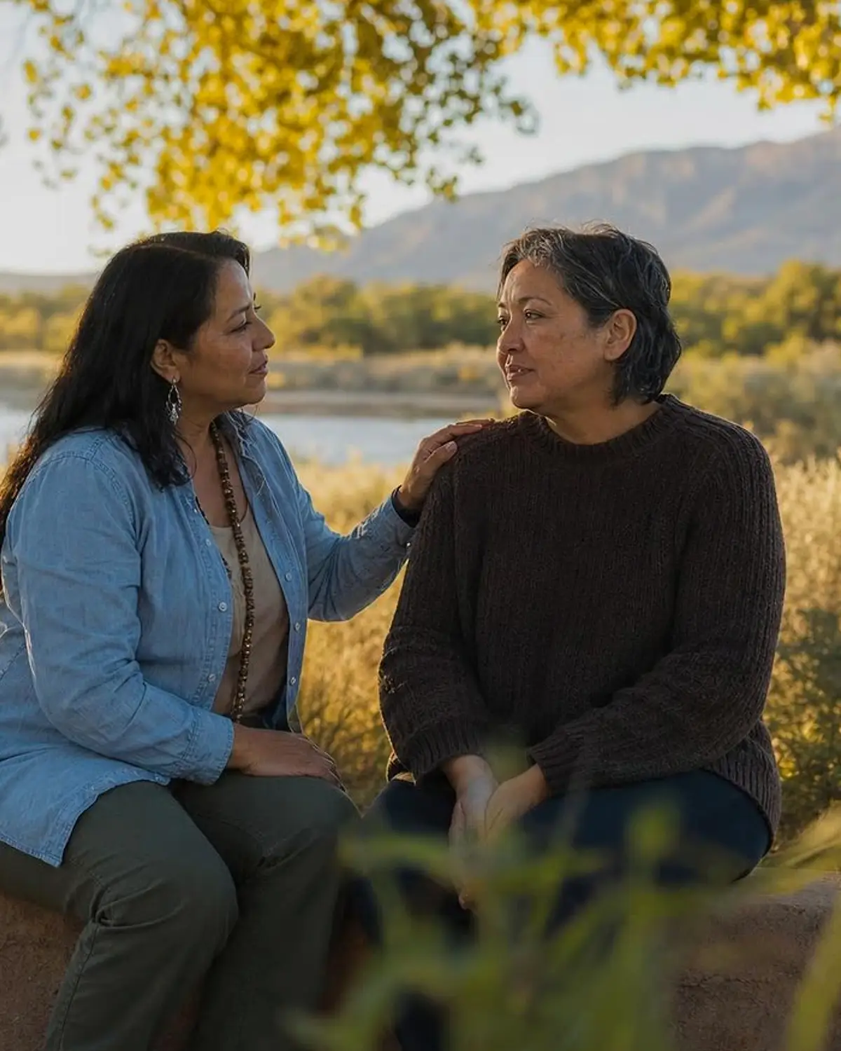 Supportive recovery talk representing amphetamine questions from Gallup, NM before travel to Albuquerque