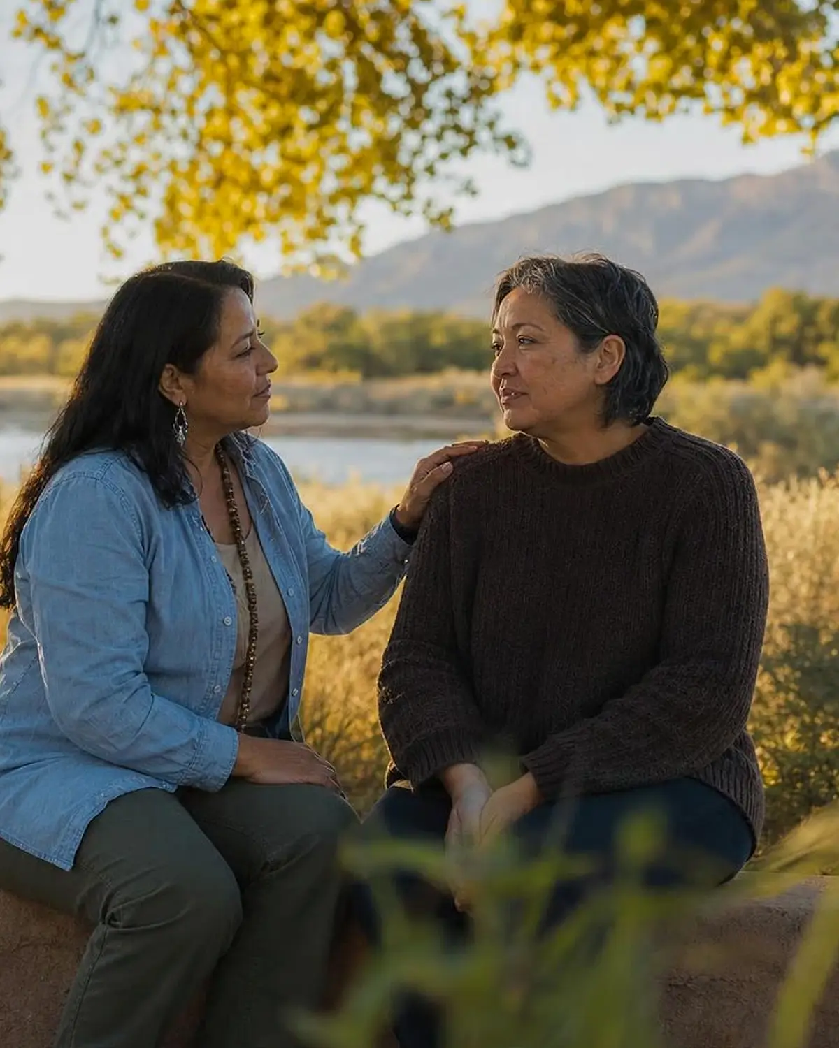 Supportive recovery talk representing barbiturates questions from Grants, NM before travel to Albuquerque