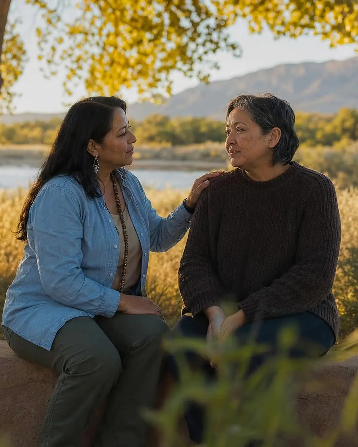 Supportive recovery talk representing barbiturates questions from Taos, NM before travel to Albuquerque