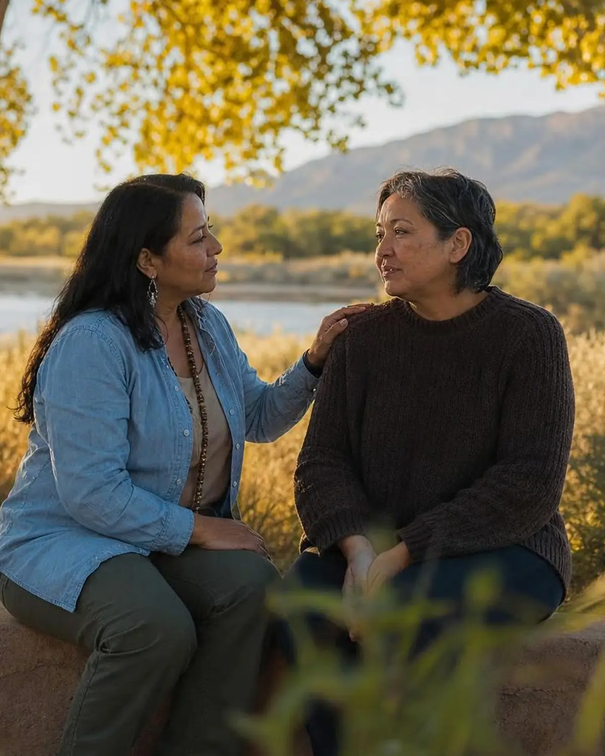 Supportive recovery talk representing benzodiazepines questions from Hatch, NM before travel to Albuquerque