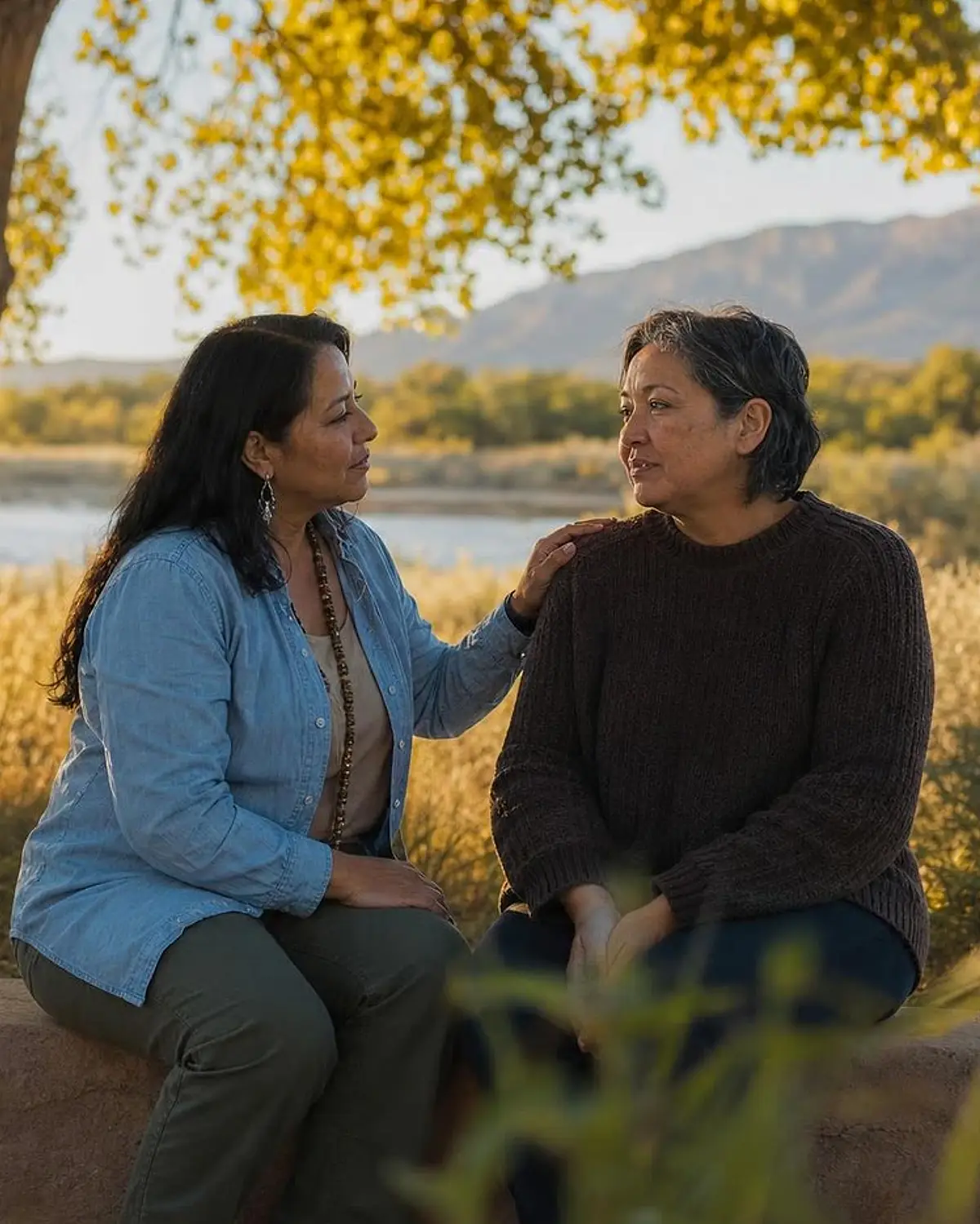 Supportive recovery talk representing cocaine questions from Belen, NM before travel to Albuquerque