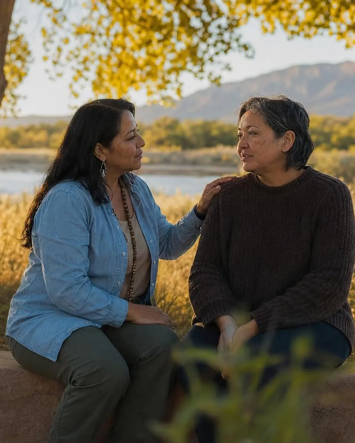 Supportive recovery talk representing cocaine questions from Pecos, NM before travel to Albuquerque