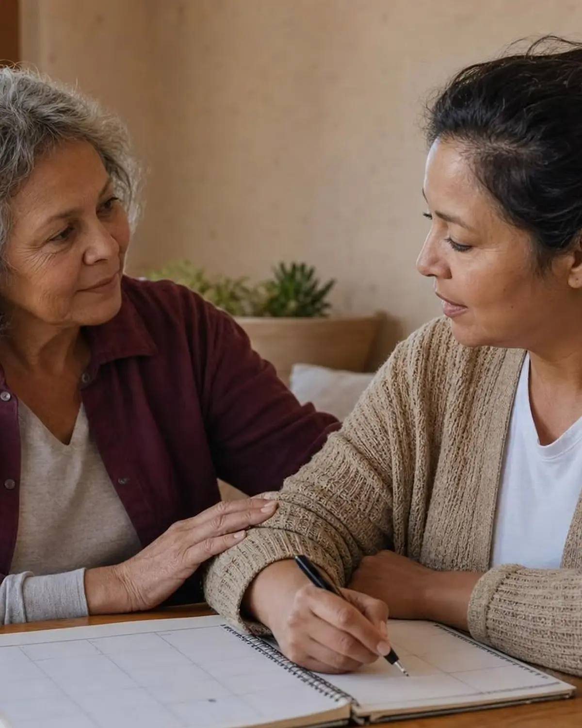Supportive recovery talk representing cognitive processing therapy questions from Carlsbad, NM before travel to Albuquerque