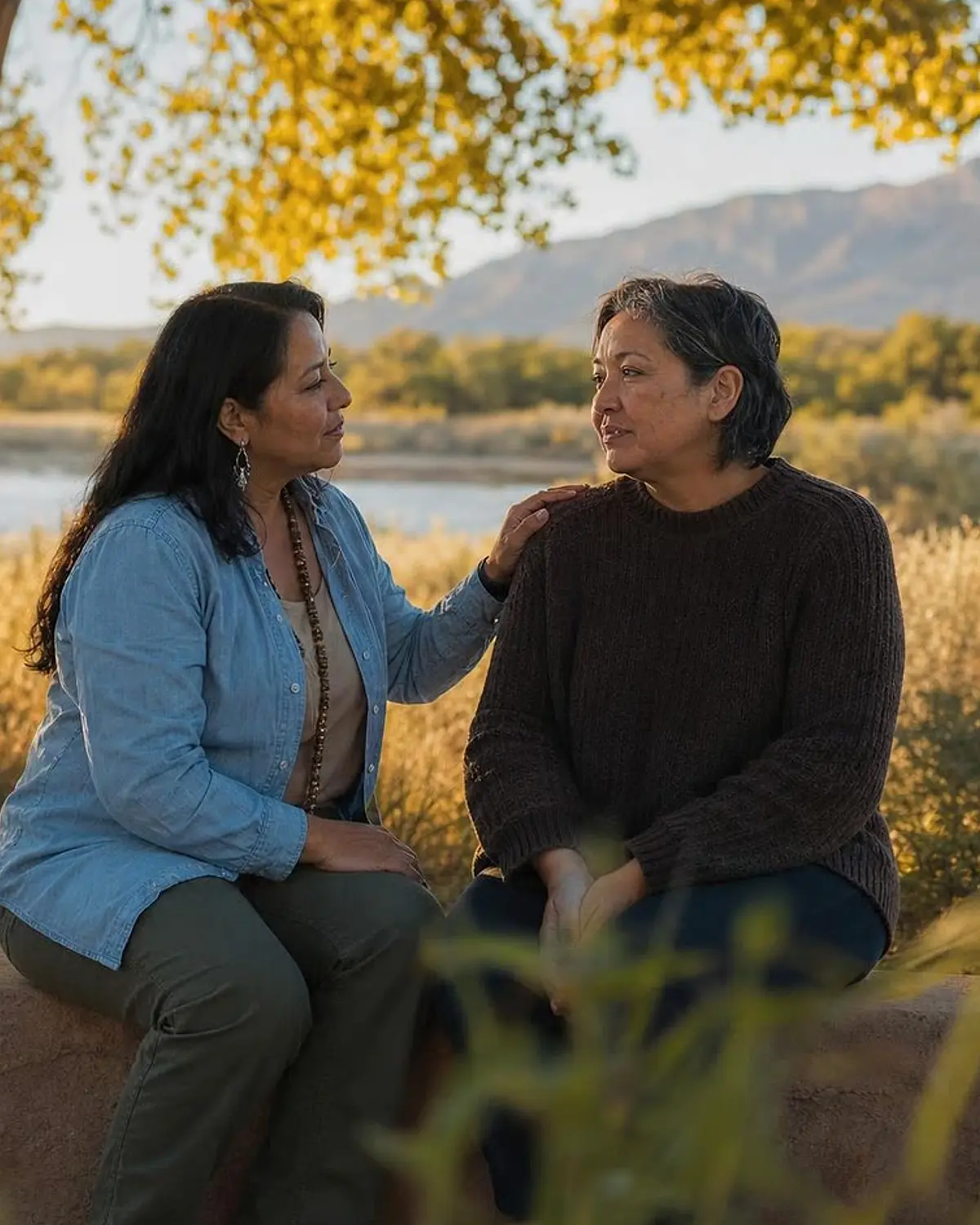 Supportive recovery talk representing community reinforcement approach questions from Jal, NM before travel to Albuquerque