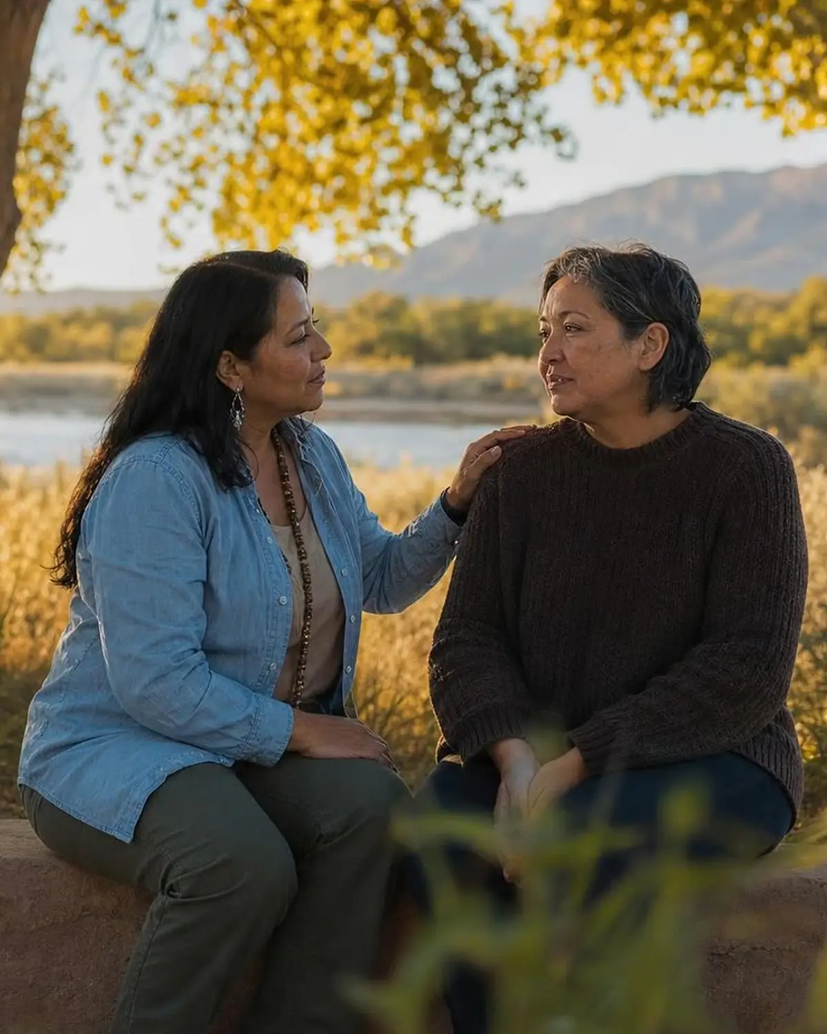 Supportive recovery talk representing community reinforcement approach questions from Truth or Consequences, NM before travel to Albuquerque