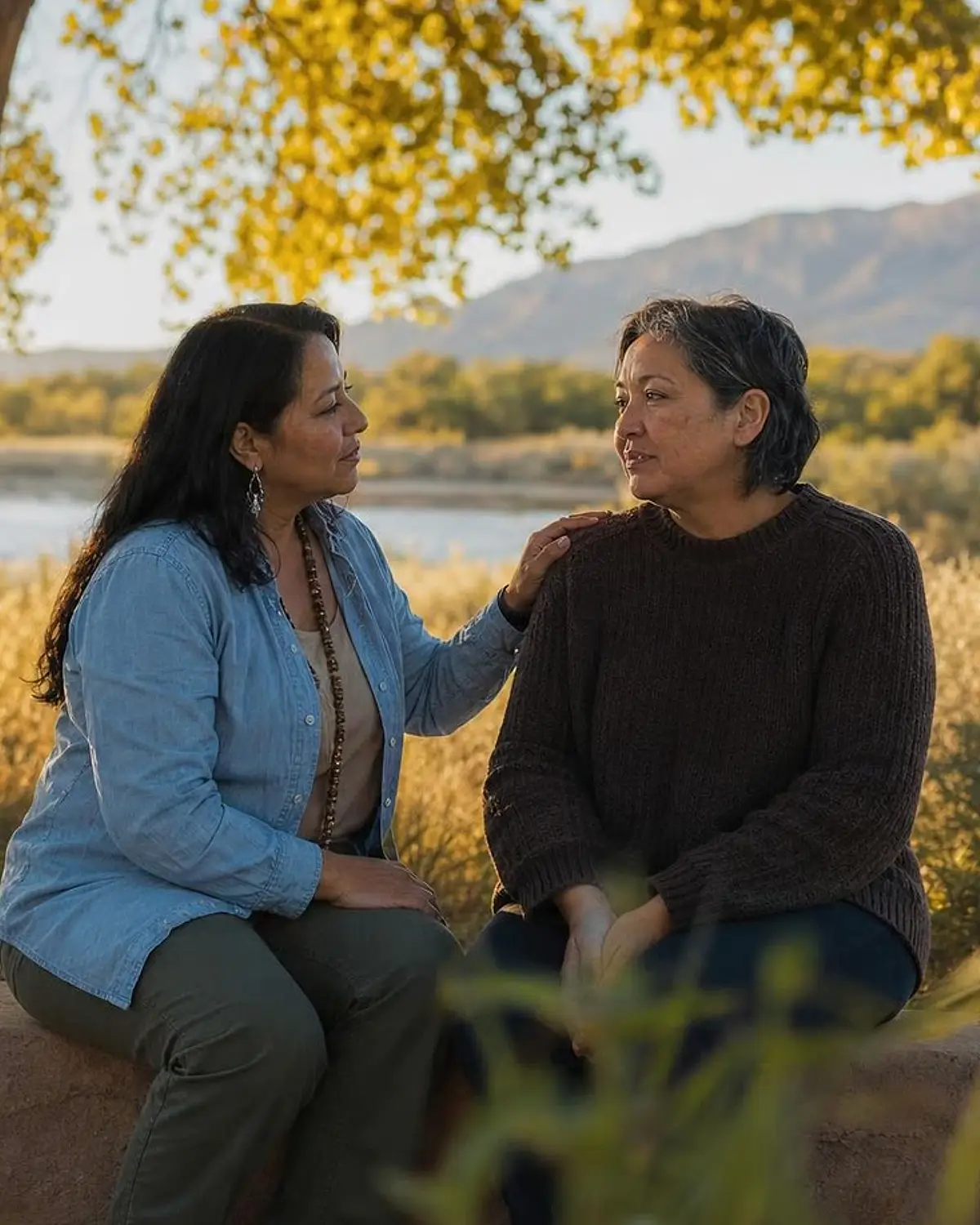 Supportive recovery talk representing crack cocaine questions from Aztec, NM before travel to Albuquerque