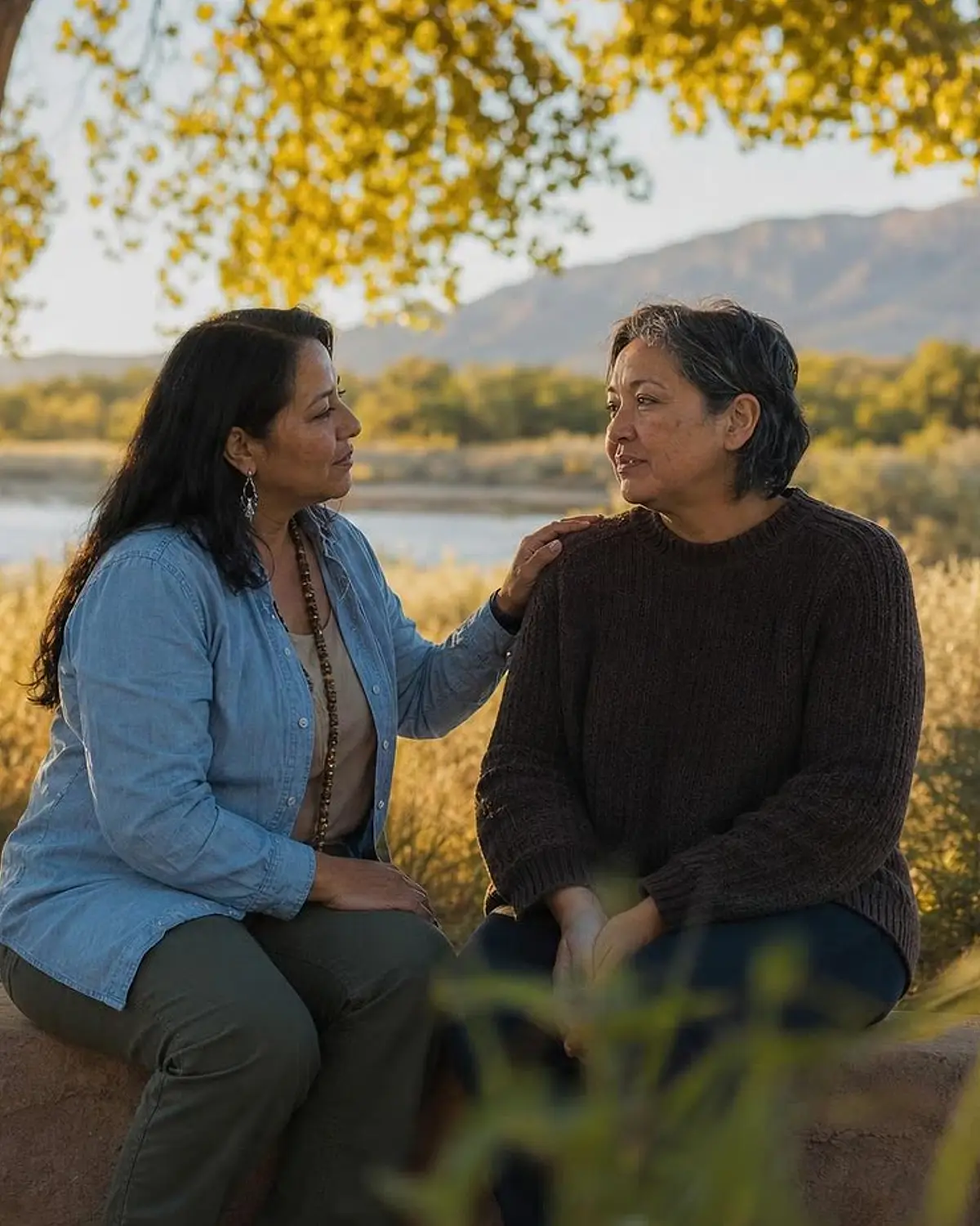 Supportive recovery talk representing crack cocaine questions from Taos, NM before travel to Albuquerque