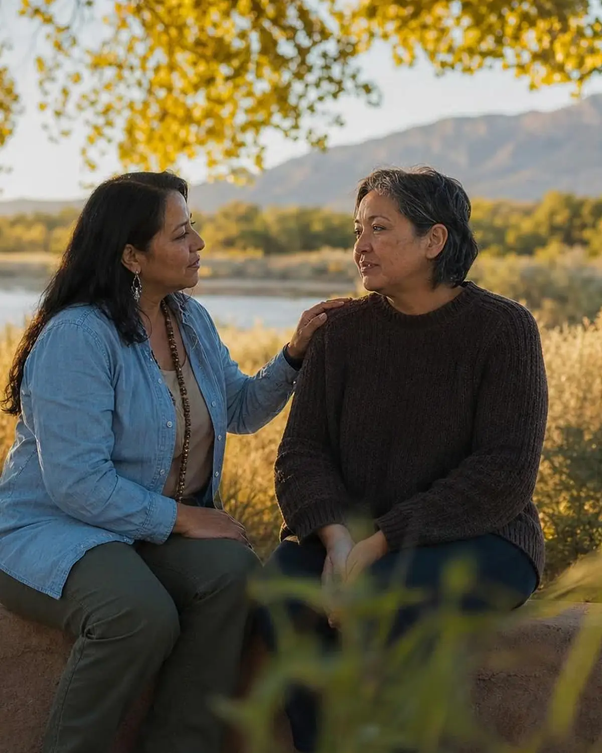Supportive recovery talk representing diazepam (valium) questions from Placitas, NM before travel to Albuquerque