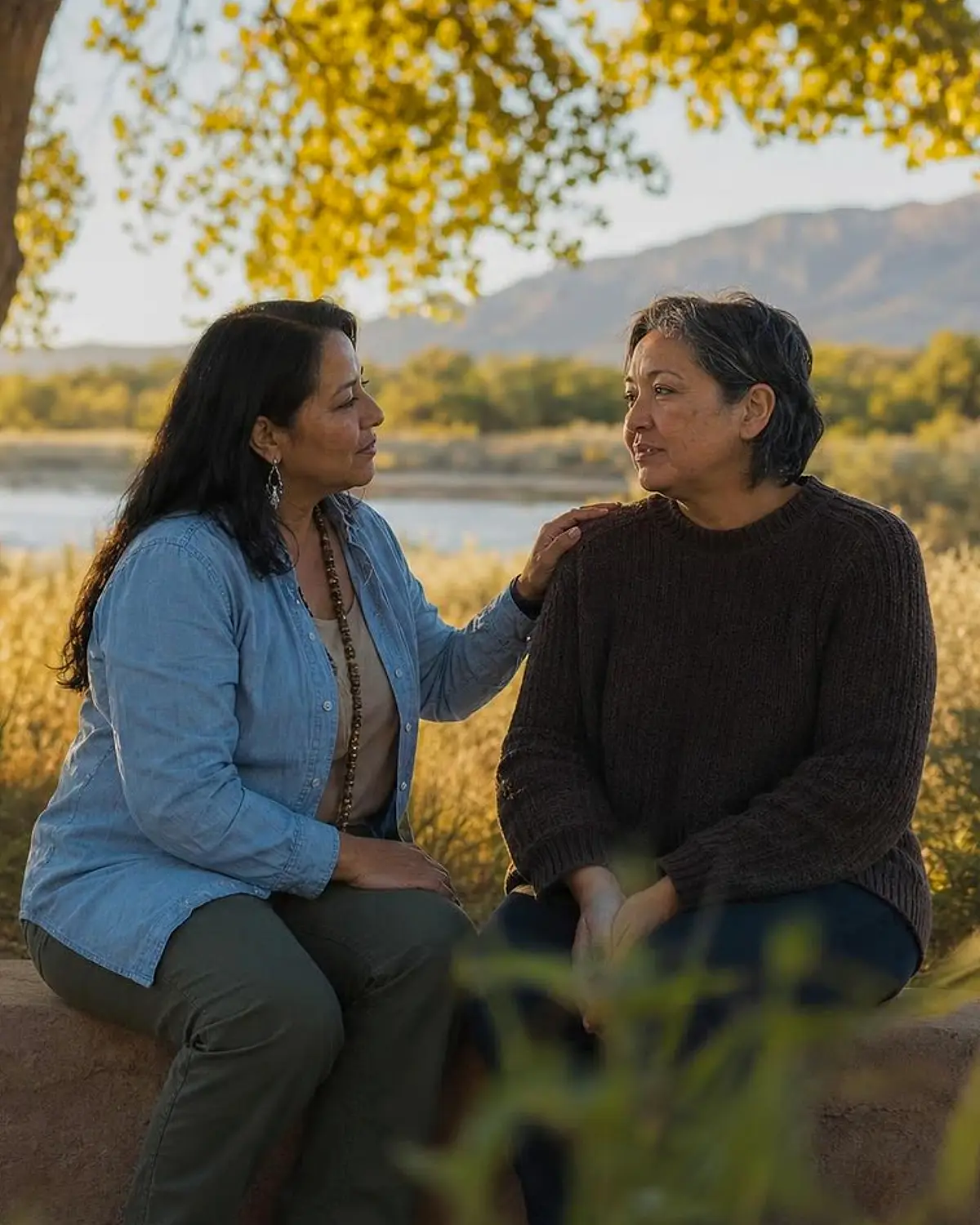 Supportive recovery talk representing dissociatives questions from Cloudcroft, NM before travel to Albuquerque