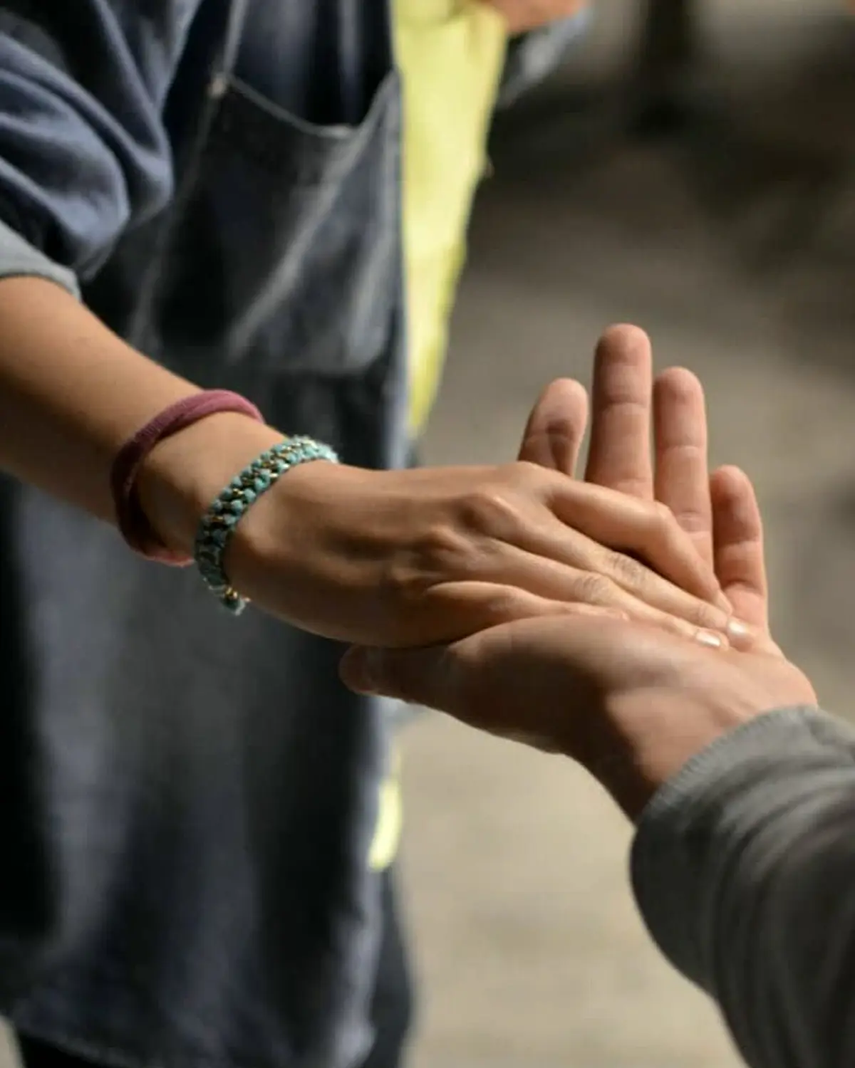 Supportive recovery scene illustrating gas inhalants and addiction