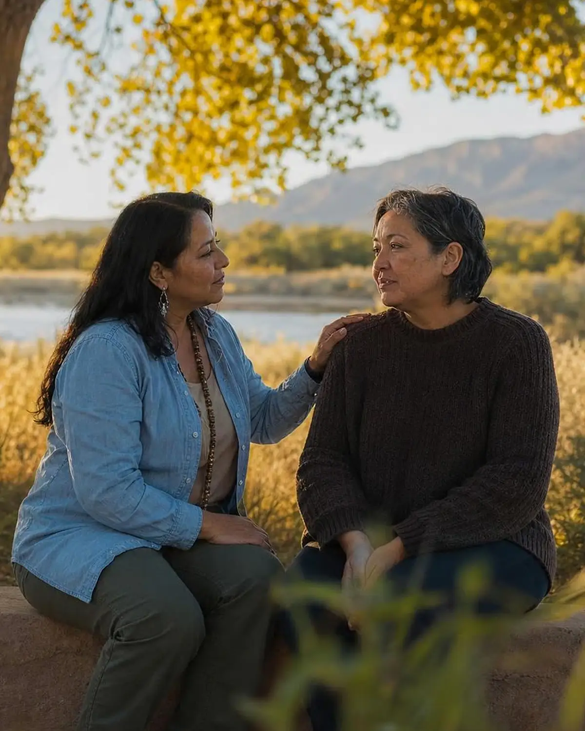 Supportive people discussing heroin in Albuquerque, NM