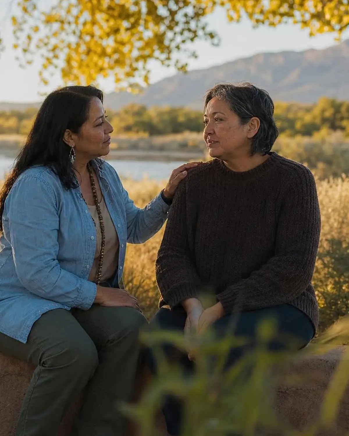 Supportive recovery talk representing heroin questions from Rio Communities, NM before travel to Albuquerque