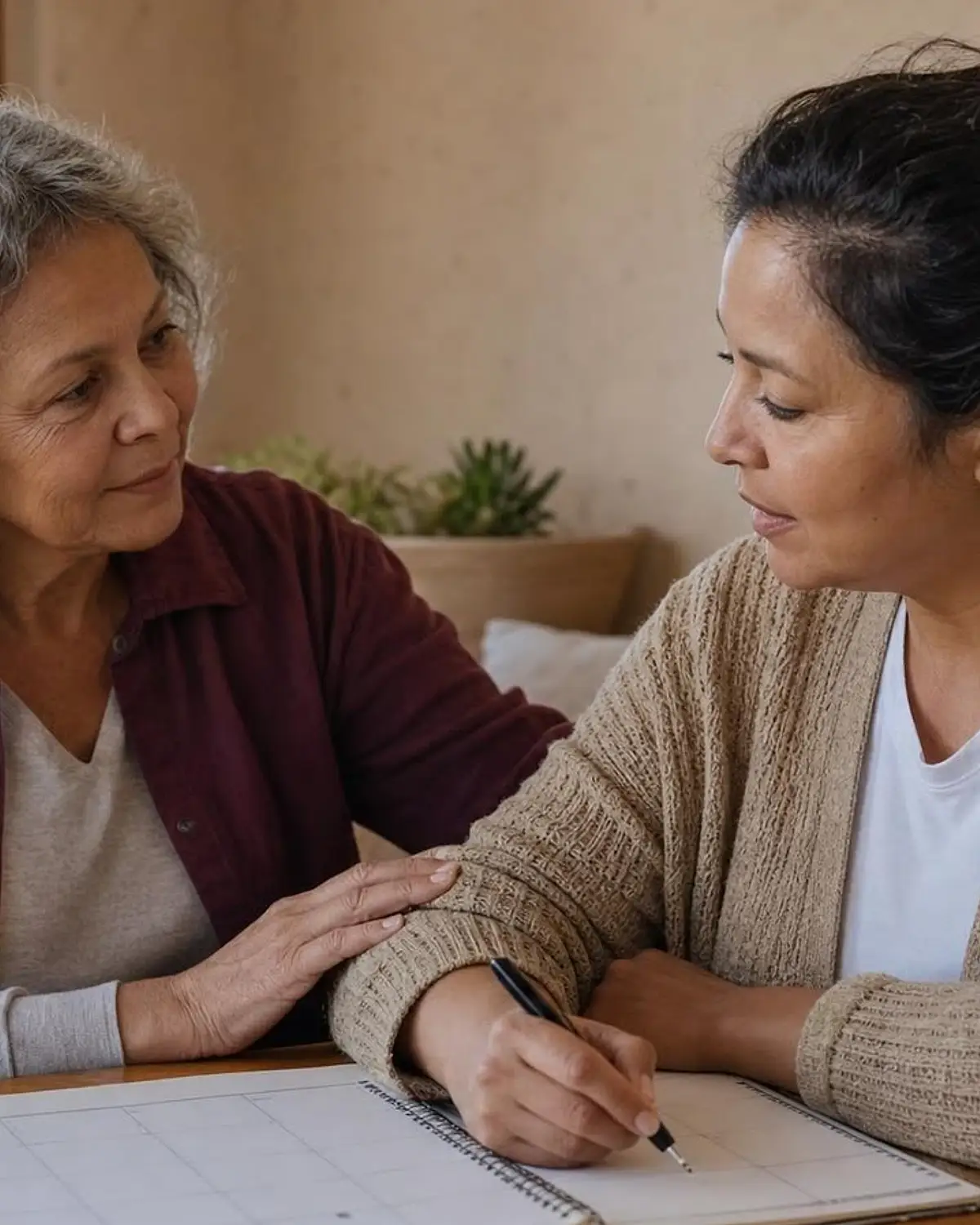 Supportive recovery talk representing how to start a treatment talk questions from Artesia, NM before travel to Albuquerque