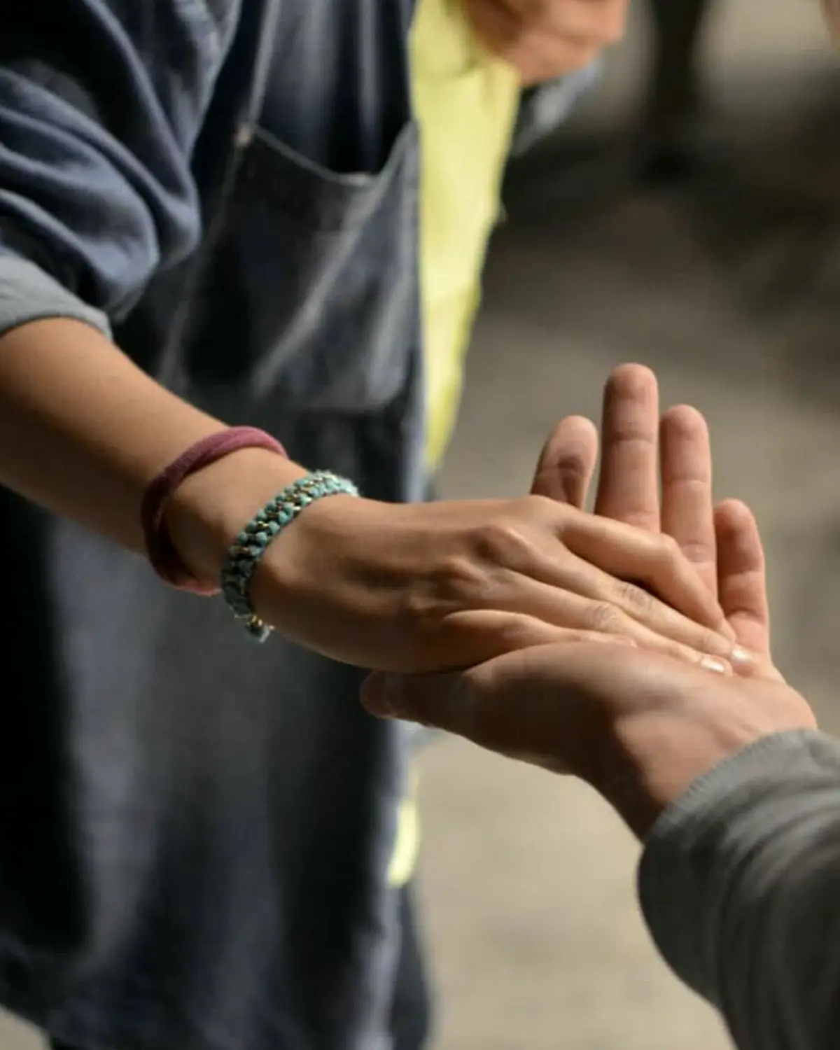 Supportive recovery scene illustrating hydrocodone and addiction