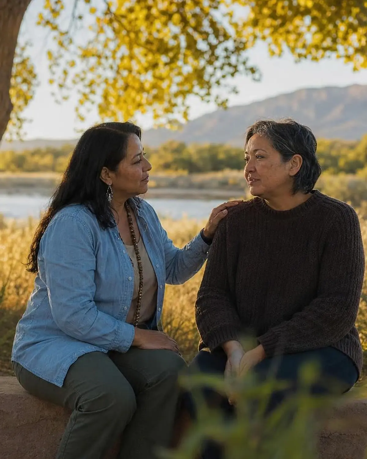 Supportive recovery talk representing inhalants questions from Shiprock, NM before travel to Albuquerque