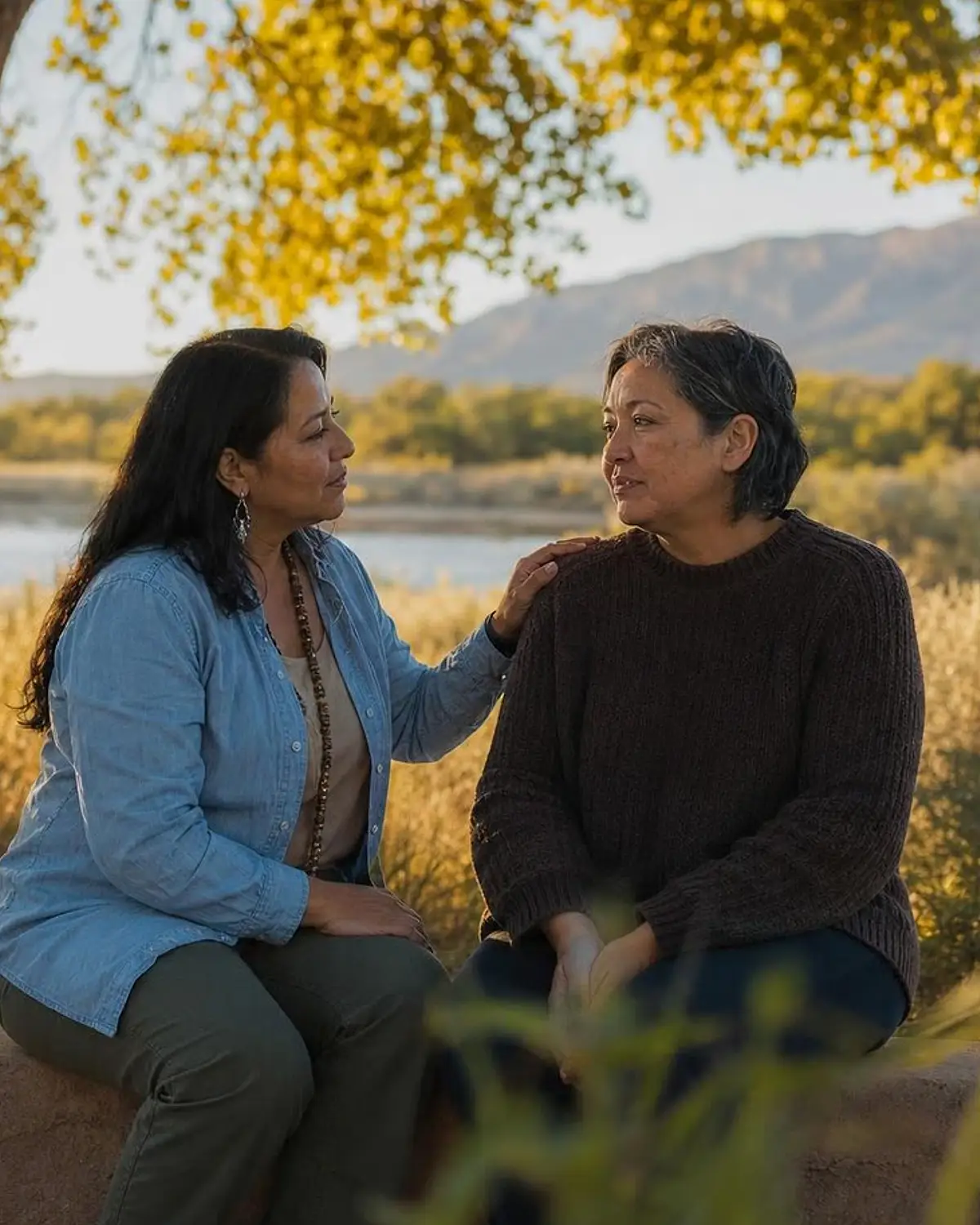 Supportive recovery talk representing intensive outpatient program (IOP) questions from Bloomfield, NM before travel to Albuquerque