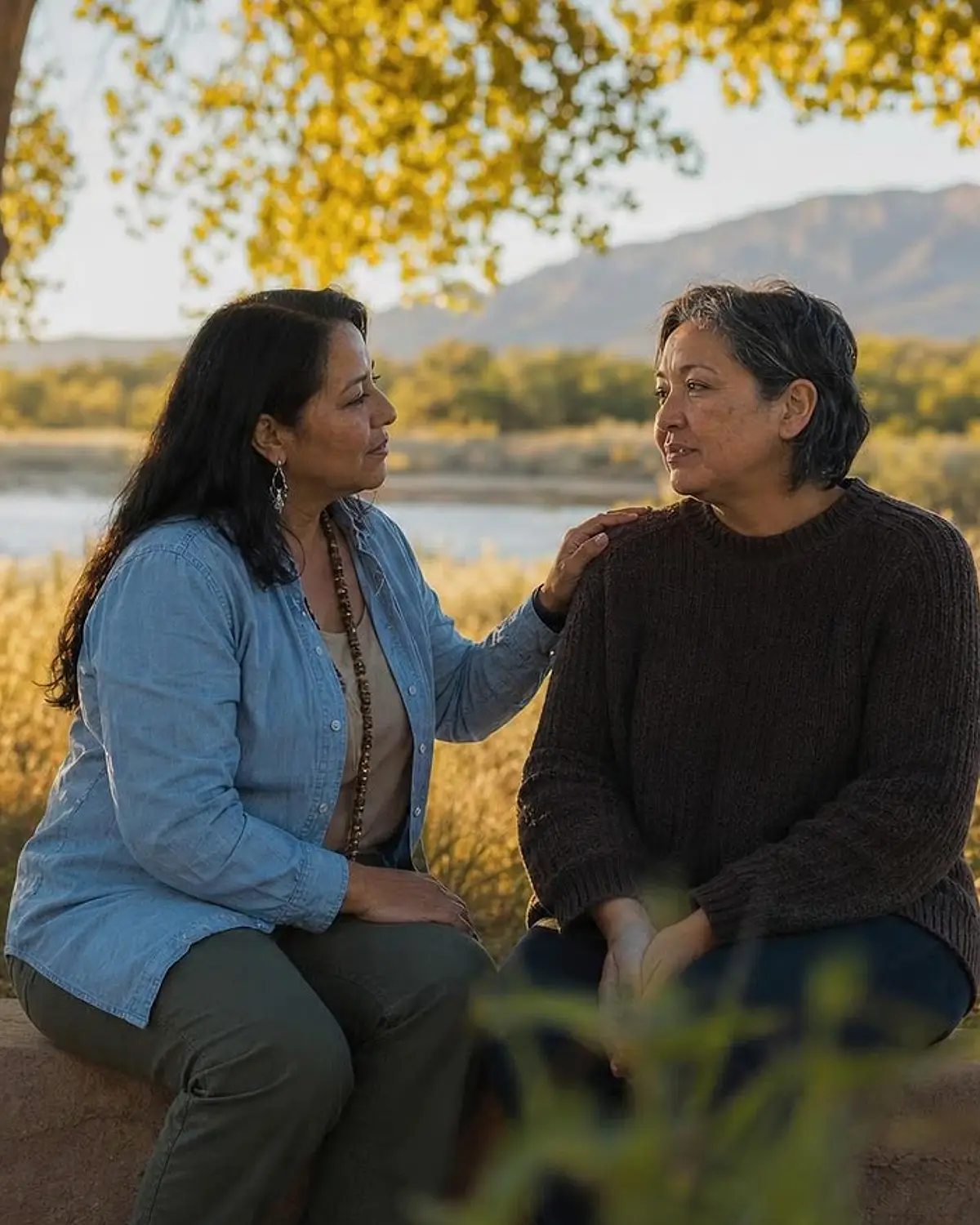 Supportive recovery talk representing intensive outpatient program (IOP) questions from Moriarty, NM before travel to Albuquerque