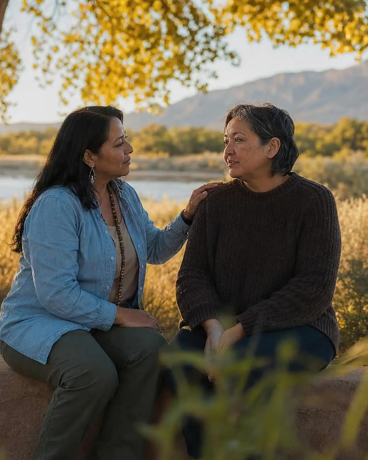Supportive recovery talk representing intensive outpatient program (IOP) questions from Portales, NM before travel to Albuquerque