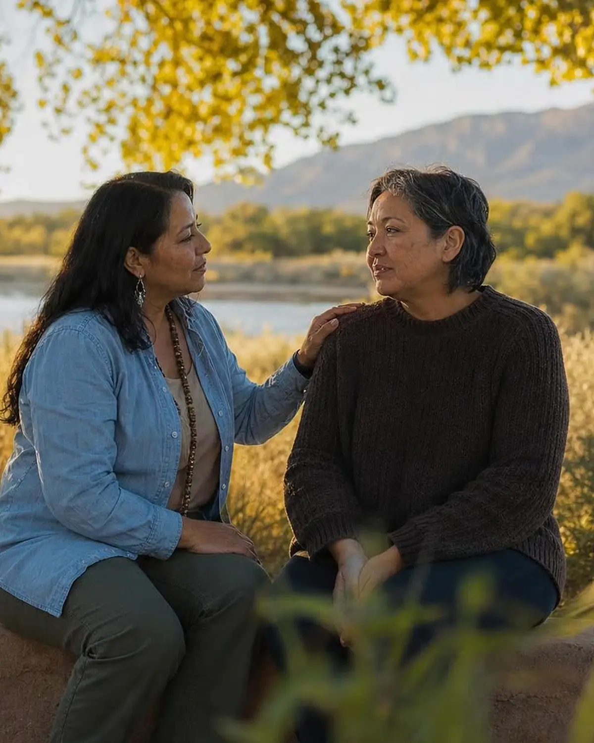 Supportive recovery talk representing intensive outpatient program (IOP) questions from Ruidoso, NM before travel to Albuquerque