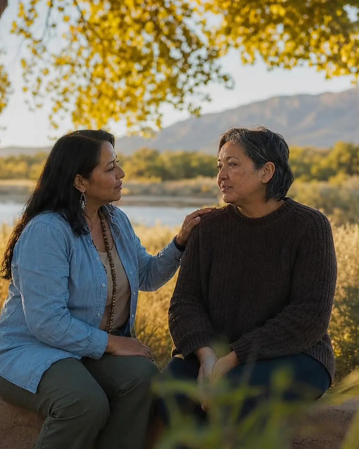 Supportive recovery talk representing ketamine questions from Eunice, NM before travel to Albuquerque