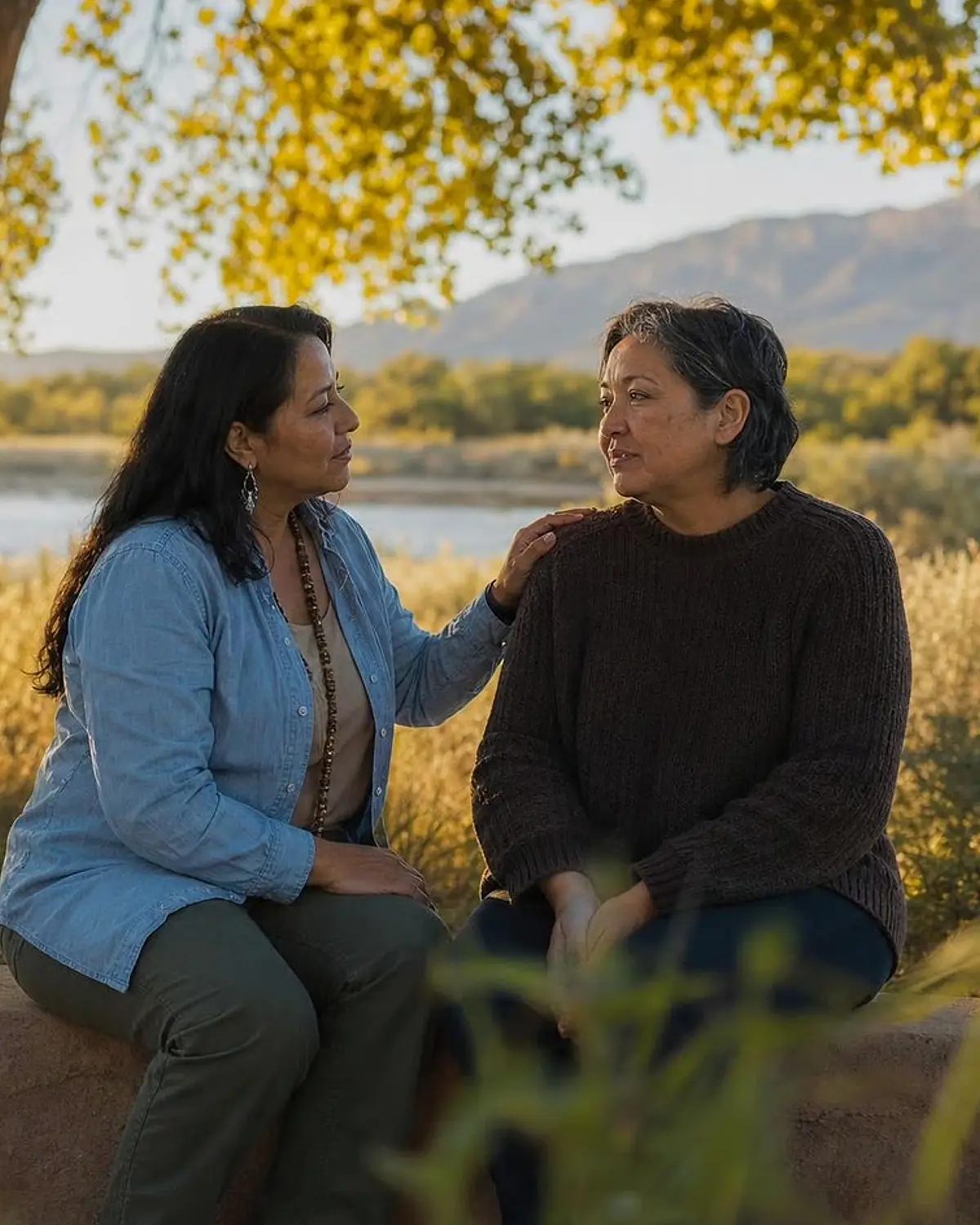 Supportive recovery talk representing ketamine questions from Portales, NM before travel to Albuquerque