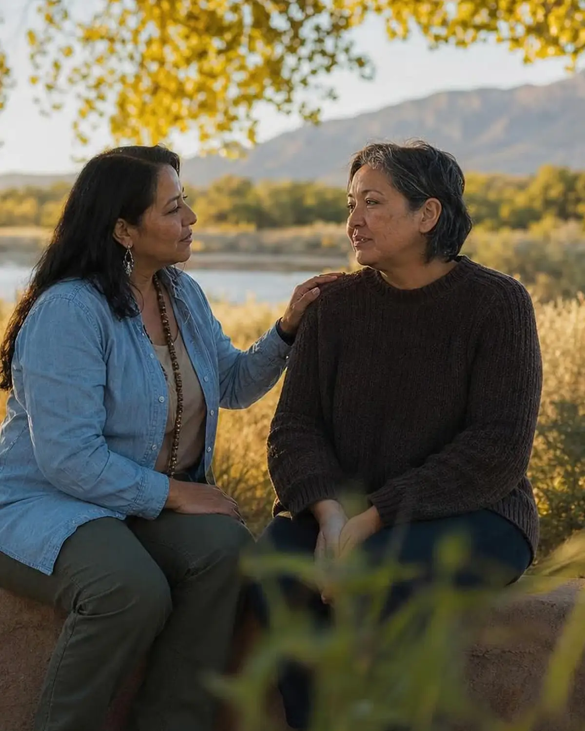 Supportive recovery talk representing lsd questions from Española, NM before travel to Albuquerque