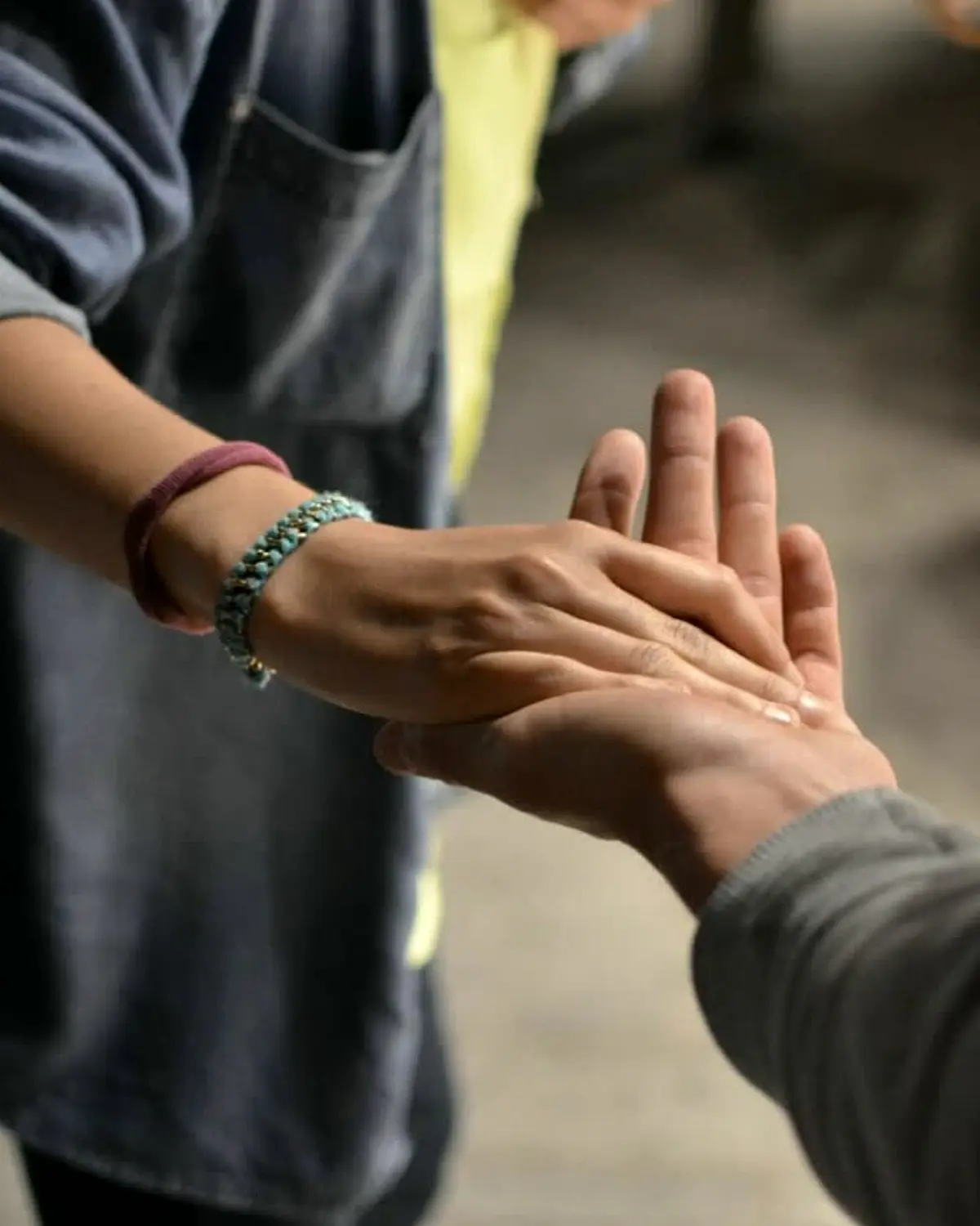 Supportive recovery scene illustrating medical provider support