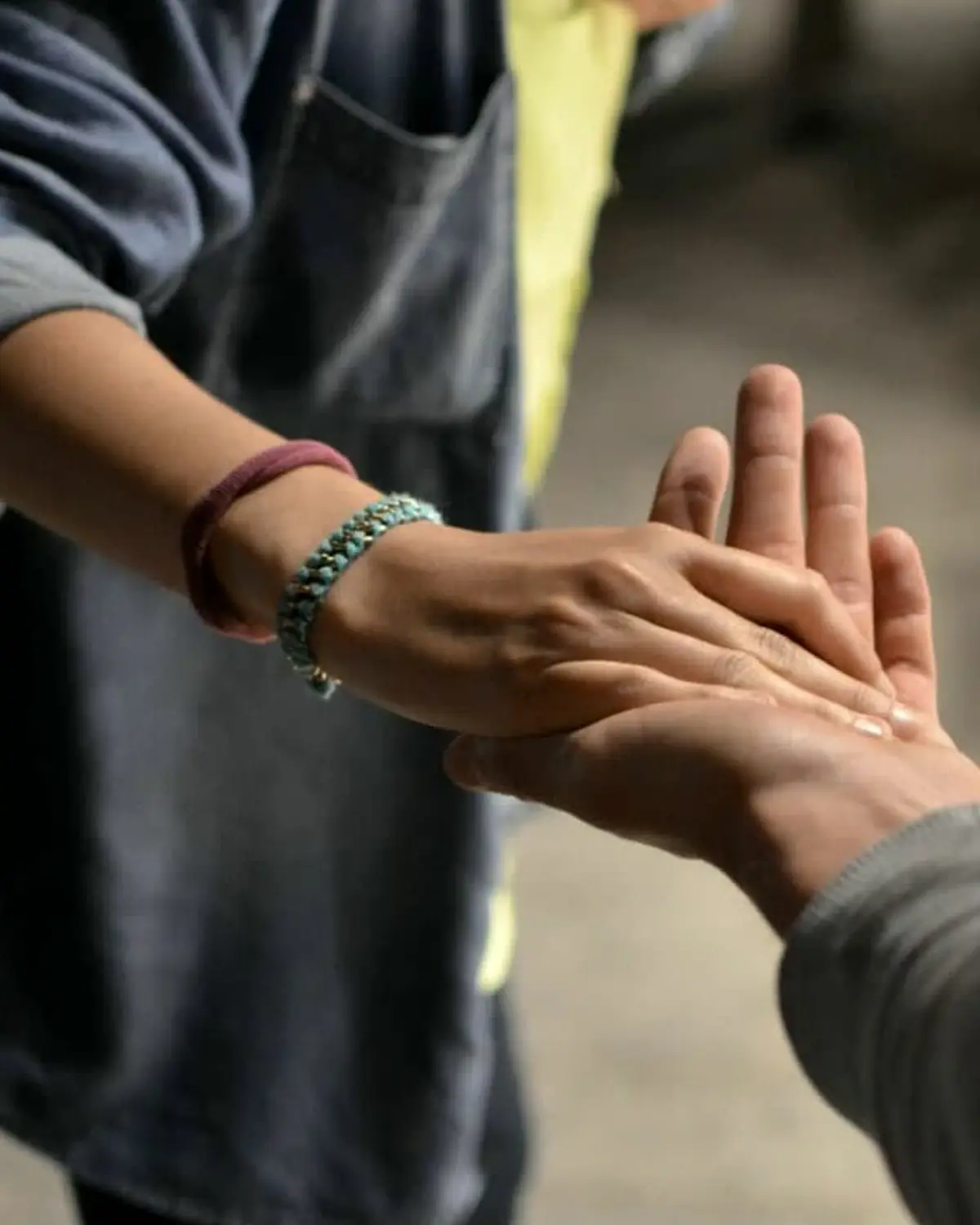 Supportive recovery scene illustrating medical provider support