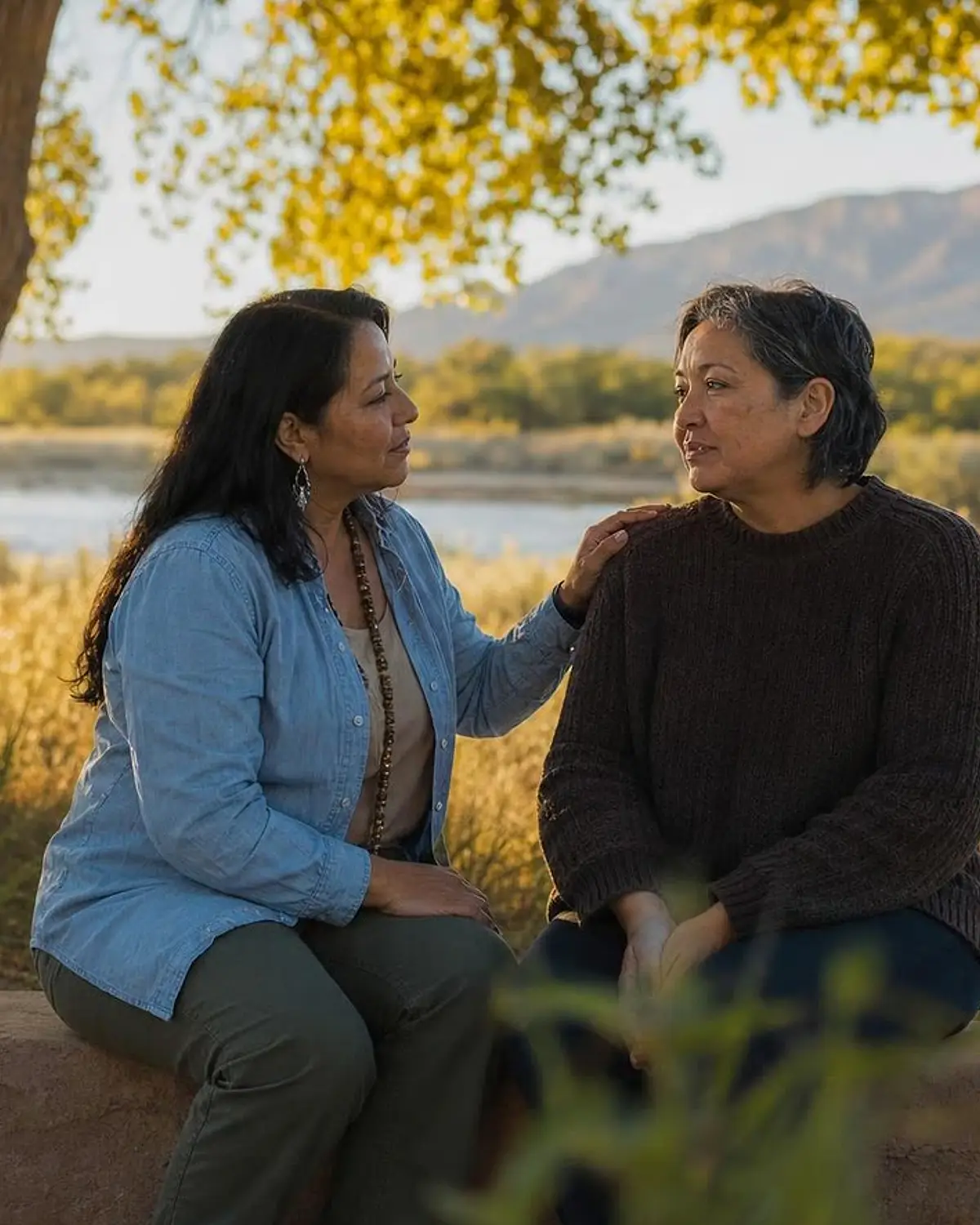 Supportive recovery talk representing methamphetamine questions from Sunland Park, NM before travel to Albuquerque