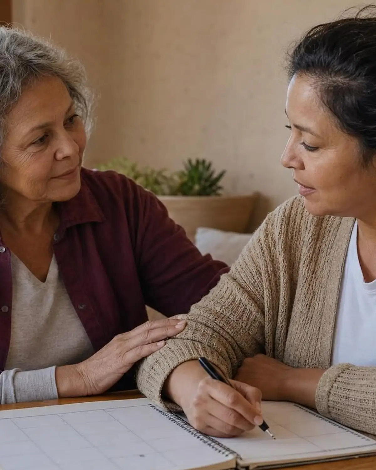 Supportive recovery talk representing motivational interviewing questions from Gallup, NM before travel to Albuquerque