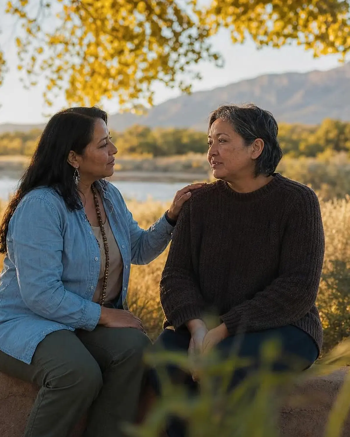 Supportive recovery talk representing opioids questions from Chama, NM before travel to Albuquerque