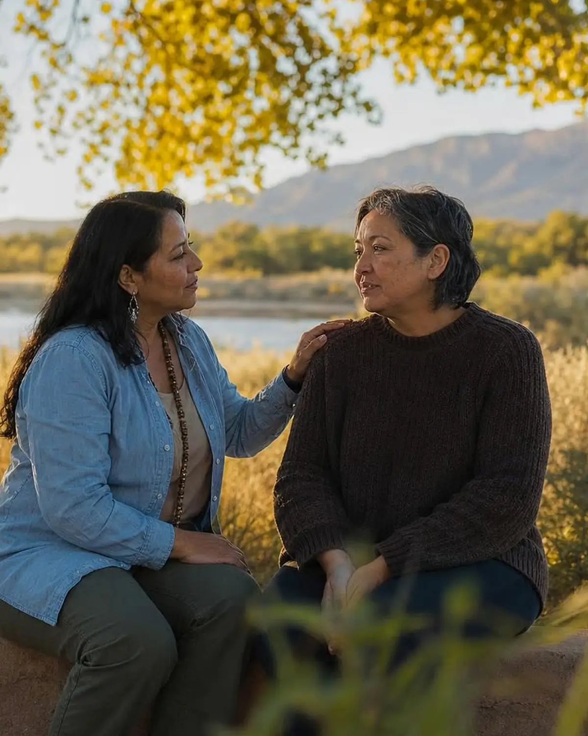 Supportive recovery talk representing opioids questions from Santa Fe, NM before travel to Albuquerque