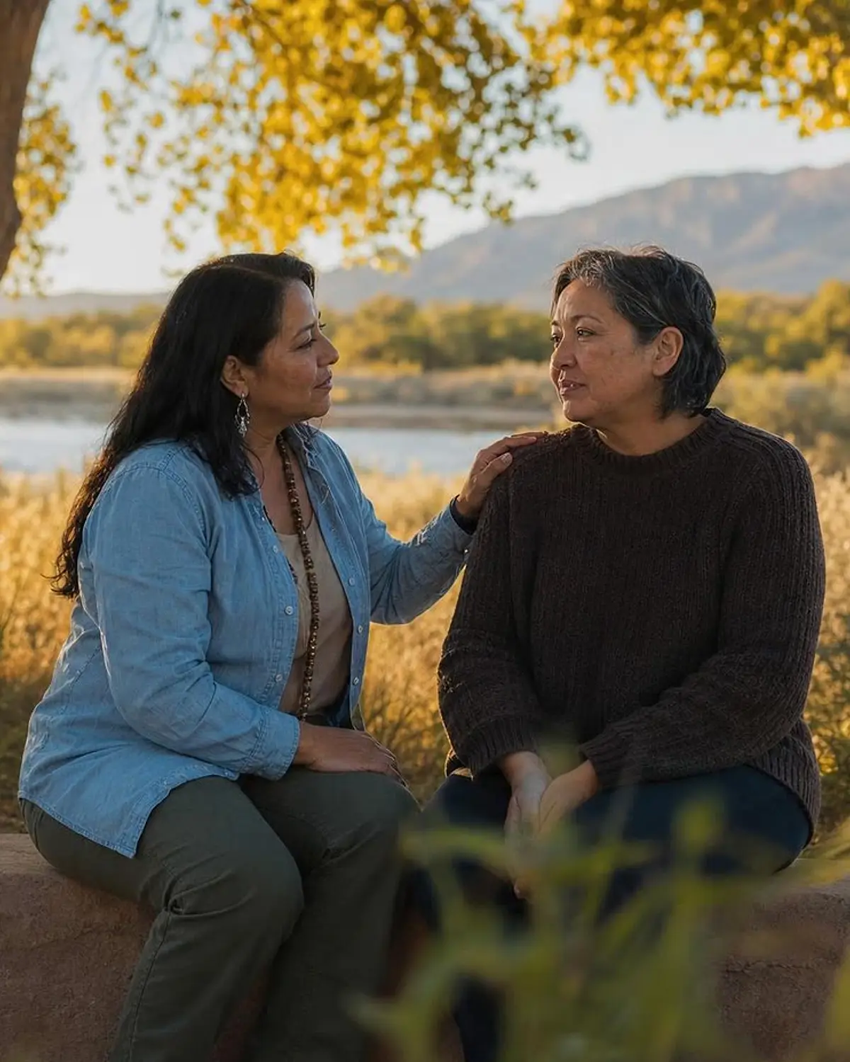 Supportive recovery talk representing oxycodone questions from Aztec, NM before travel to Albuquerque