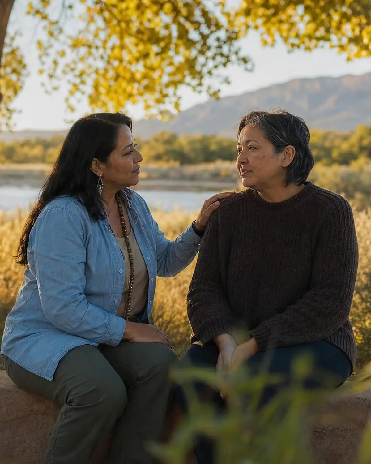 Supportive recovery talk representing oxycodone questions from Sunland Park, NM before travel to Albuquerque