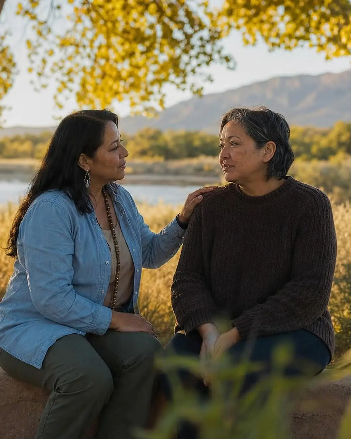 Supportive recovery talk representing pcp questions from Belen, NM before travel to Albuquerque